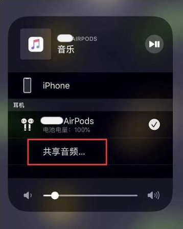 阿勒泰苹果14音频维修点分享iPhone14音频共享设置方法 