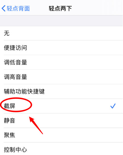 阿勒泰苹果手机维修分享iPhone12如何启用双击截屏 